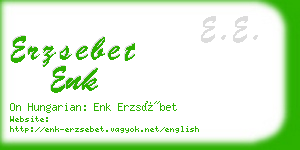 erzsebet enk business card